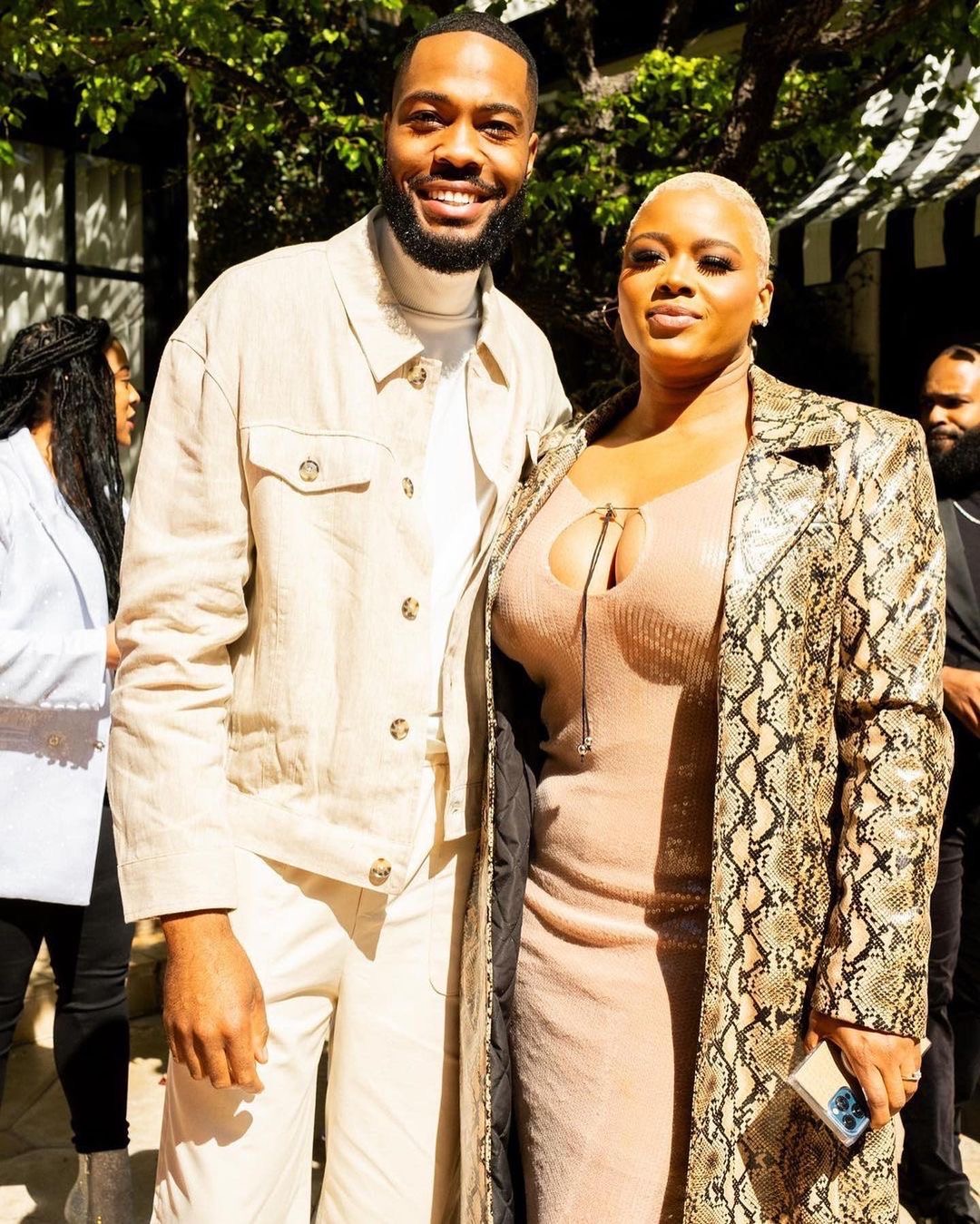 On the Scene at The Black Excellence Brunch Niecy Nash Opts for Custom Jessica Betts in Richfresh Tabitha Brown in Je Taime Claire Sulmers in Zcrave More 8
