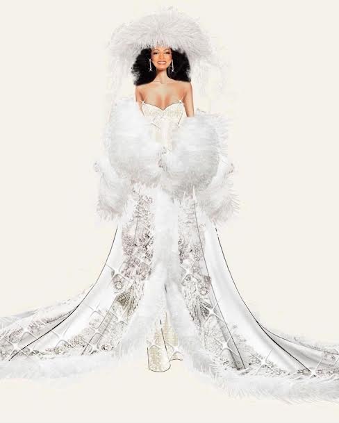 The Legendary Diana Ross Celebrated Her 80th Birthday with Her Children in a White Custom Eleven Sixteen Gown 1