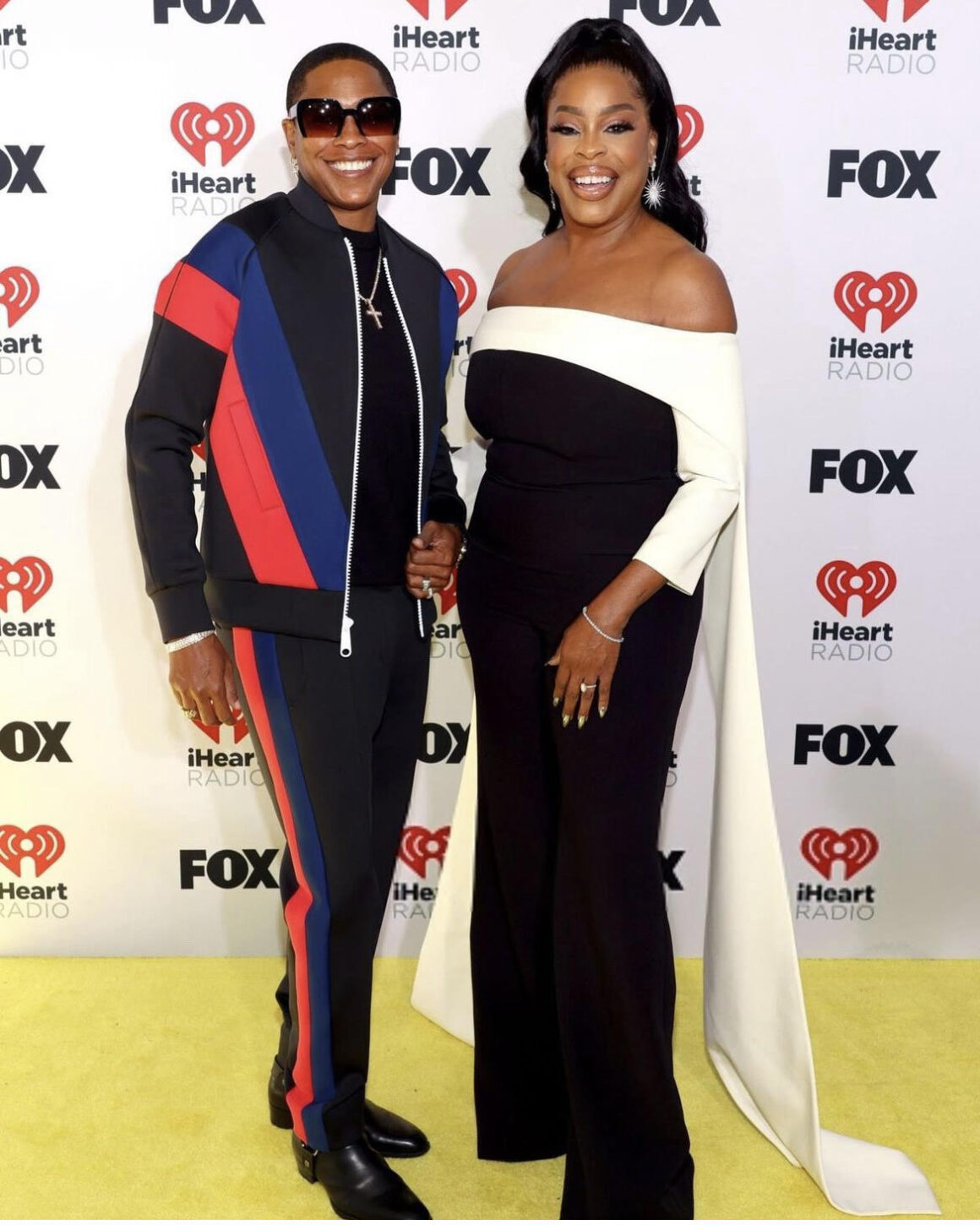On the Scene at the iHeart Music Awards Beyonce Wins Big in a Black Vintage Versace Look Jennifer Hudson in Taller Marmo Latto in Fanci Club More 3