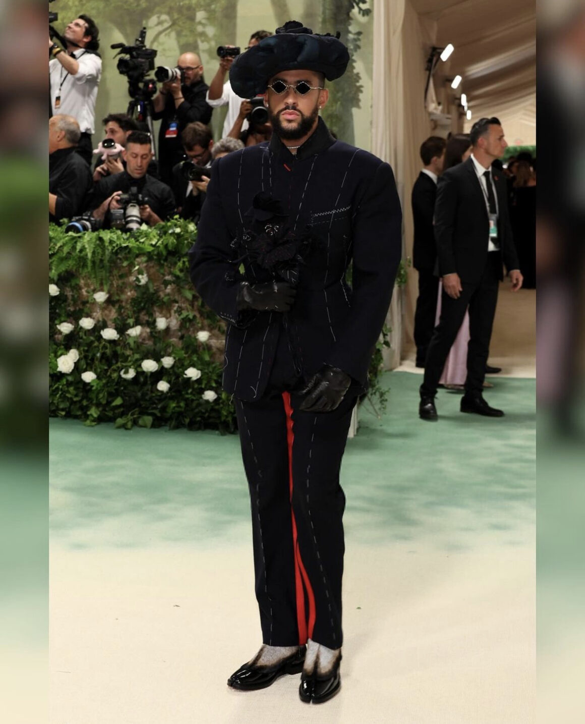 Our Top 10 Best Dressed Men at The Met Gala 2024 including Usher in McQueen Bad Bunny in Maison Margiela Coleman Domingo in Willy Chavarria Jeremy Pope in Tanner Fletcher More 2