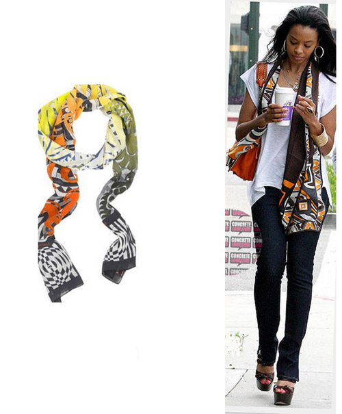 Steal of the Day: Vanessa Simmons Inspired Matthew Williamson Silk Scarf