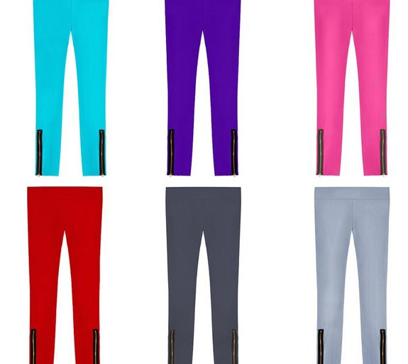 Chickdowntown + Twitter Giveaway : LNA Zipper Leggings!