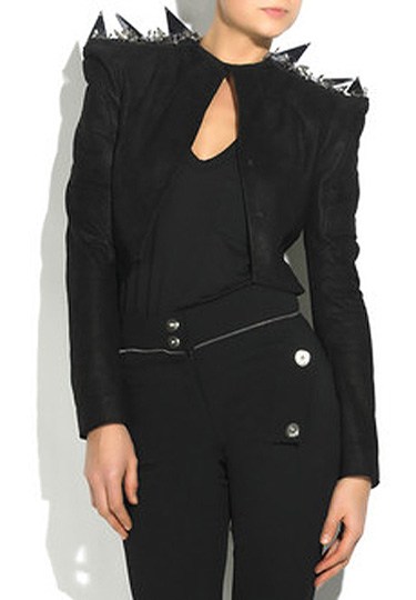 Splurge of the Day: Julien Macdonald Gem-embellished suede jacket