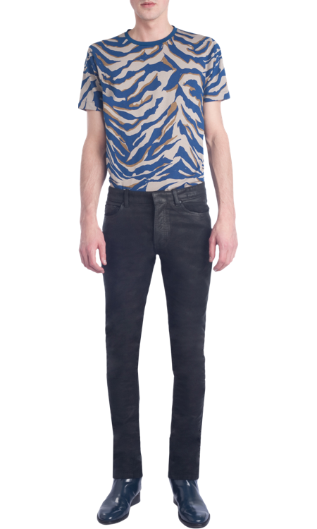 Men’s Fashion Flash: Diggy Simmons’s 2012 BET Awards After Party Balenciaga Zebra Print Tee