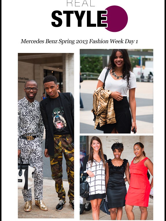 Real Style: Mercedes Benz Spring 2013 Fashion Week Day 1