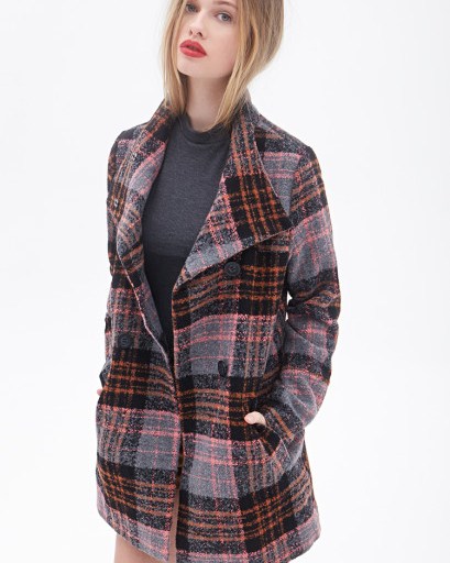 Bomb Product of the Day: Forever 21’s Plaid Boucle Coat