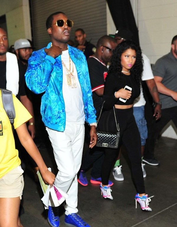 Splurge: Nicki Minaj’s HOT 107.9 Annual Birthday Bash Christian Louboutin Lace Up Leather And Mesh Sneaker Booties