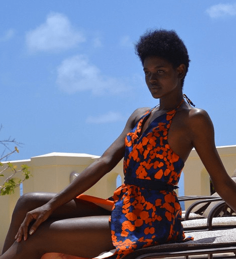 Bomb Product of the Day: Simply Intricate’s Blue and Orange Floral Asymmetrical Wrap Dress
