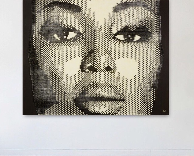 Bomb Product of the Day: Andre Woolery Art’s Naomi Campbell Pushpin Canvas Painting