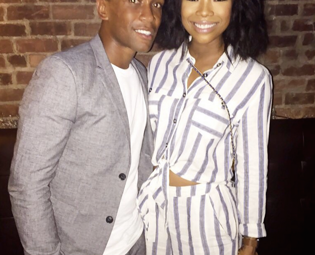 Splurge: Brandy’s Uptown Magazine Summer Issue Cover Party Free People White Striped Button Down Sensual Wrapped Jumpsuit