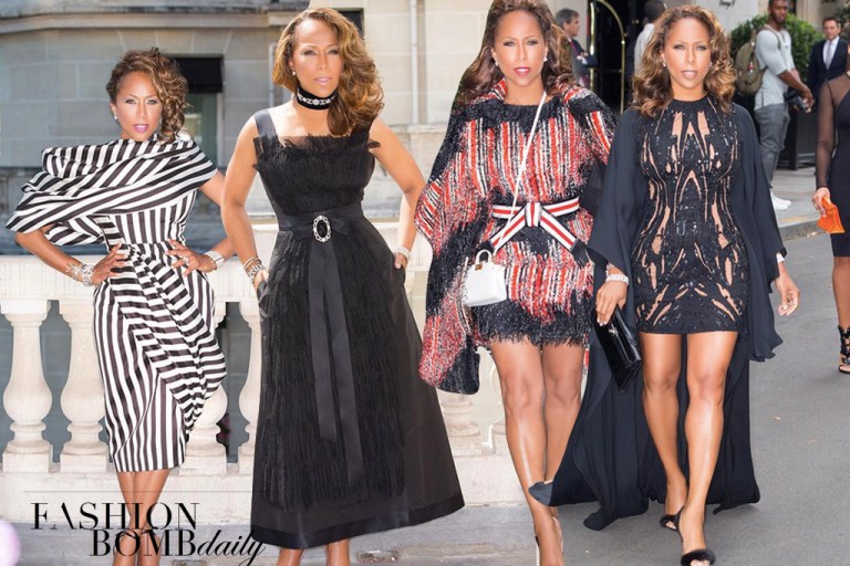 The Lady Loves Couture: Marjorie Harvey Wears Elie Saab, Giambattista Valli, Chanel, and more to Paris Fall 2015 Haute Couture Fashion Week