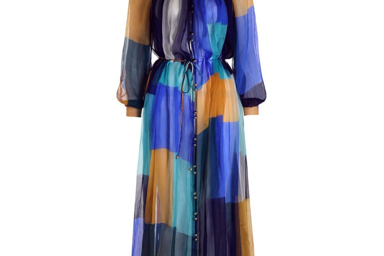 Bomb Product of the Day: Zimmermann’s Esplanade Smock Blue, Green, and Brown Dress