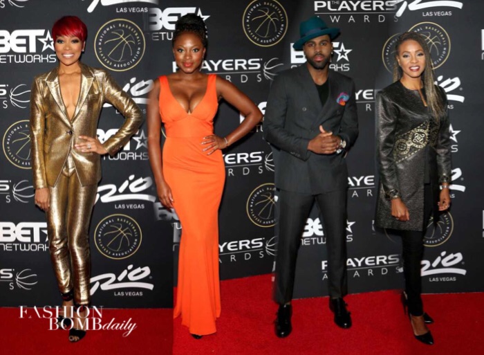 Hot! or Hmm…: Monica Brown’s BET Player Awards Versace Gold Suit + On the Scene with Jason DeRulo, 2 Chainz, MC Lyte, and More!