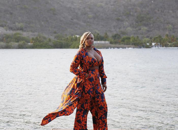 Claire’s Life: Summer Sizzle BVI at Frenchman’s Cay in Simply Intricate’s Silk Printed Bralette, Wide Legged Pants, and Jacket