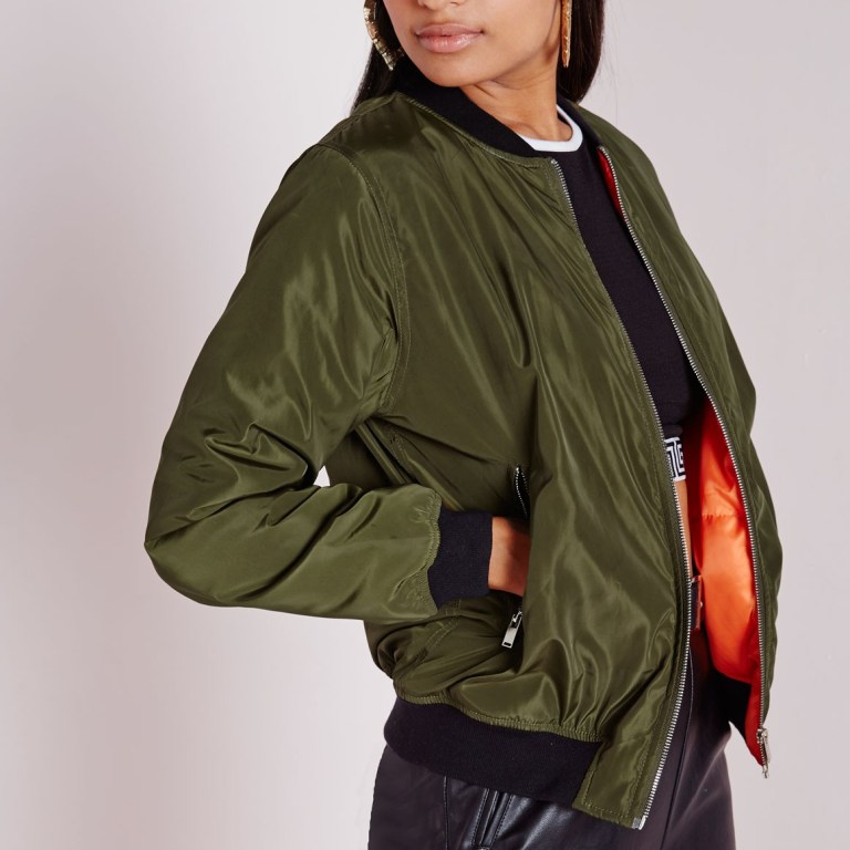 Bomb Product of the Day: MissGuided’s Olive Green Padded Bomber Jacket