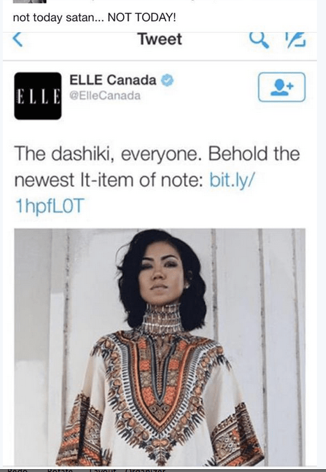 Elle Canada Calls Dashikis a New ‘It’ Item, Causes Uproar: Fashion’s Cultural Appropriation Problem + The Solution