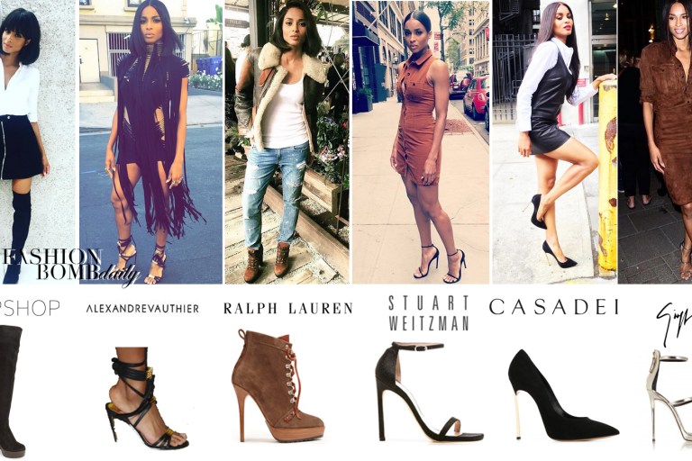 What’s in Her Shoe Closet? Ciara in Giuseppe Zanotti, Topshop, Stuart Weitzman, and more!