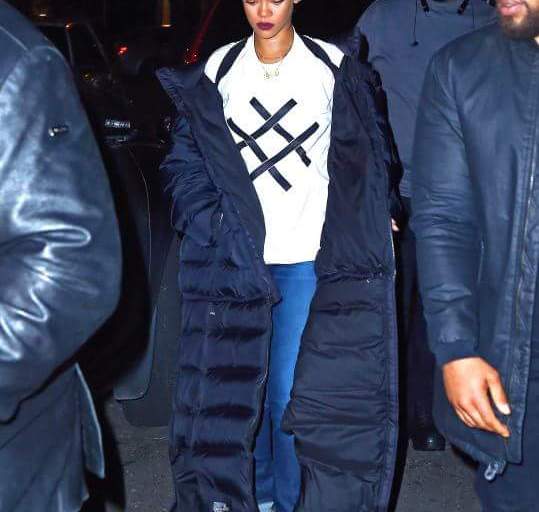 Steal: Rihanna’s New York City Lucid Footwear White Logo T-Shirt