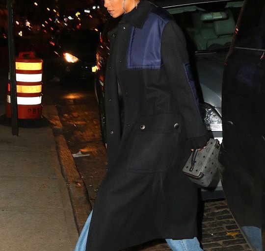 Hot! or Hmm..: Rihanna’s New York City Maison Martin Margiela Fur and Glitter Mules