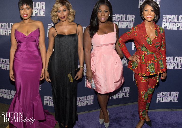 On the Scene: <em>The Color Purple</em> Broadway Opening Night with Jennifer Hudson and Uzo Aduba in Zac Posen, Laverne Cox in Tom Ford, Patina Miller in Wai Ming, and More!