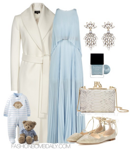 Winter 2016 Style Inspiration: What to Wear To a Baby Shower, Mommy-To-Be Edition