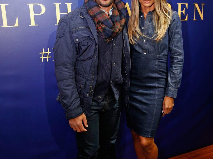Get the Look: Ciara’s Polo Ralph Lauren Presentation Jean Shirt, Denim Pencil Skirt, and Vicky Suede Boots