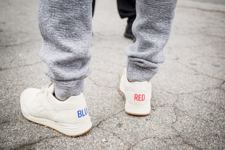 Bomb Product of the Day: Kendrick Lamar’s Reebok Blue and Red Classic Leather Sneakers