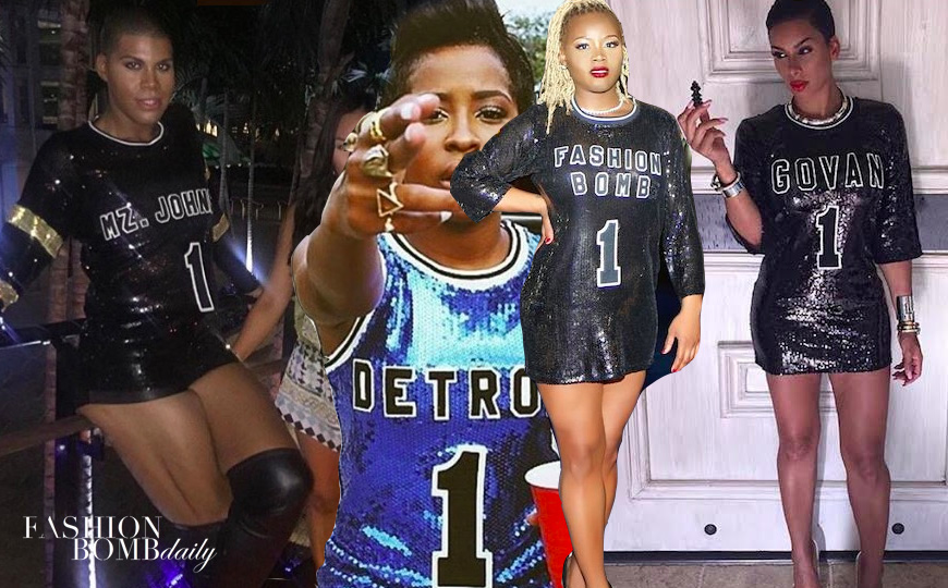 Celebs Love....Duckie Confetti's Custom Sequined Jerseys - Fashion Bomb  Daily