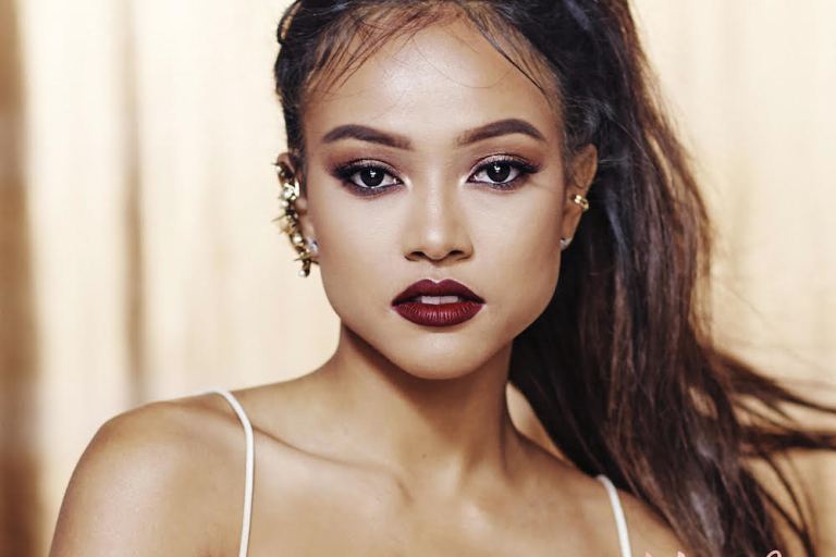 Bomb Product of the Day: Karrueche Tran’s KaePop Rooch Ultra Matte Deep Wine Lipgloss