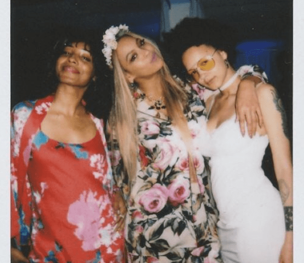 Splurge: Beyonce’s Concert After Party Dolce & Gabbana Floral Rose Print Pajama Top and Pants