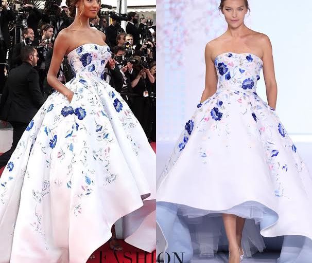 Hot or Hmm…: Jourdan Dunn’s ‘The Unknown Girl’ Premiere Cannes Film Festival Ralph & Russo S/S 2016 Couture Ball Gown
