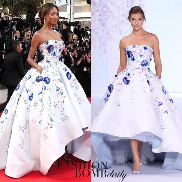 Hot or Hmm…: Jourdan Dunn’s ‘The Unknown Girl’ Premiere Cannes Film Festival Ralph & Russo S/S 2016 Couture Ball Gown