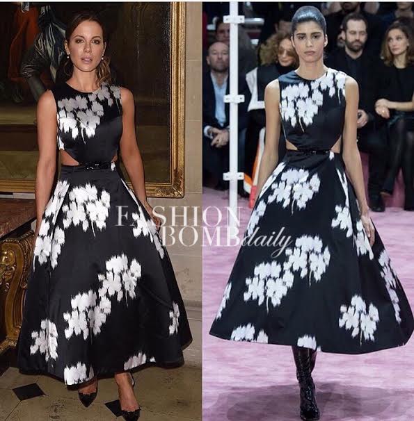 Hot or Hmm…: Kate Beckinsale’s Dior S/S17 Cruise Collection Show Dior Spring 2015 Couture Gown