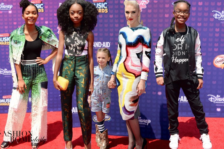 On the Scene: The 2016 Radio Disney Awards with Gwen Stefani in Sequined Olympia Le Tan, Skai Jackson in Giuliette Brown, and Marsai Martin in Ten Sixty Sherman!