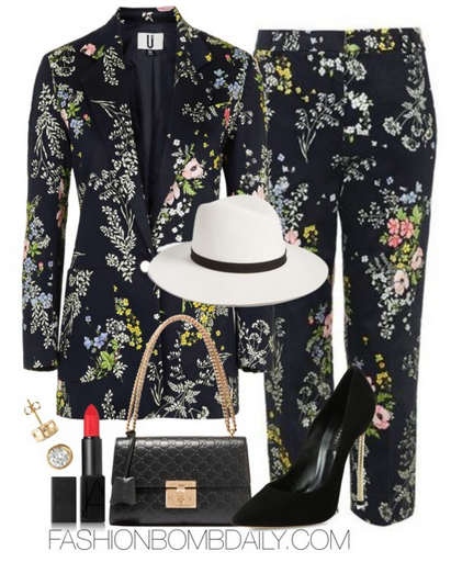 Spring 2016 Style Inspiration: 5 Fabulous Printed Suit Looks