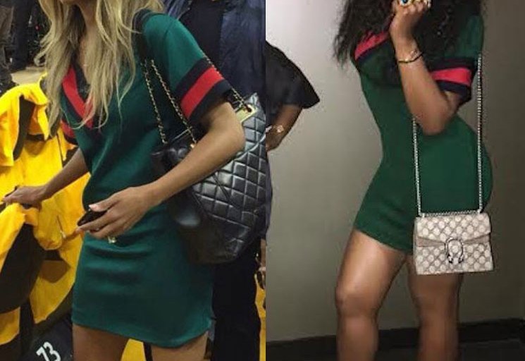 Who Wore it Better? Ciara vs. Marlo Hampton in Gucci’s Green Varsity Knit Tunic Dress