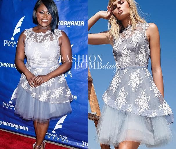 Splurge: Danielle Brooks’ 2016 Drama Desk Awards Nha Khanh S/S 2016 Kenzie Sleeveless Lace Dress