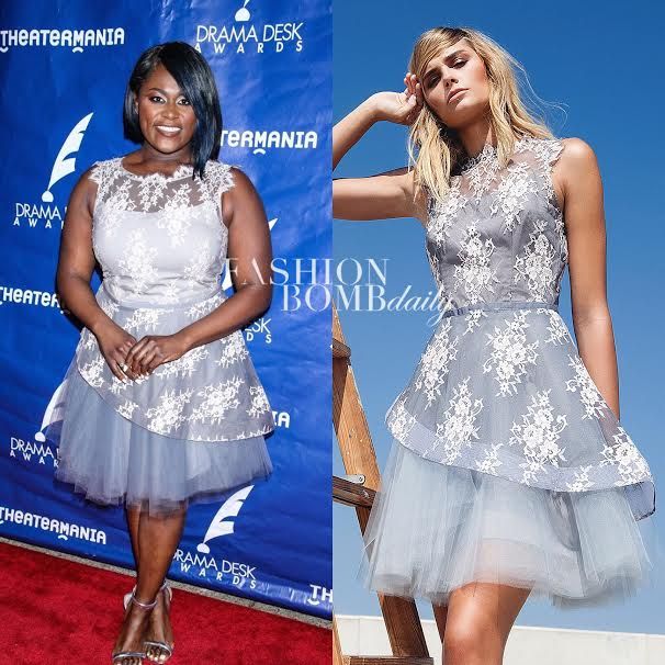 Splurge: Danielle Brooks’ 2016 Drama Desk Awards Nha Khanh S/S 2016 Kenzie Sleeveless Lace Dress