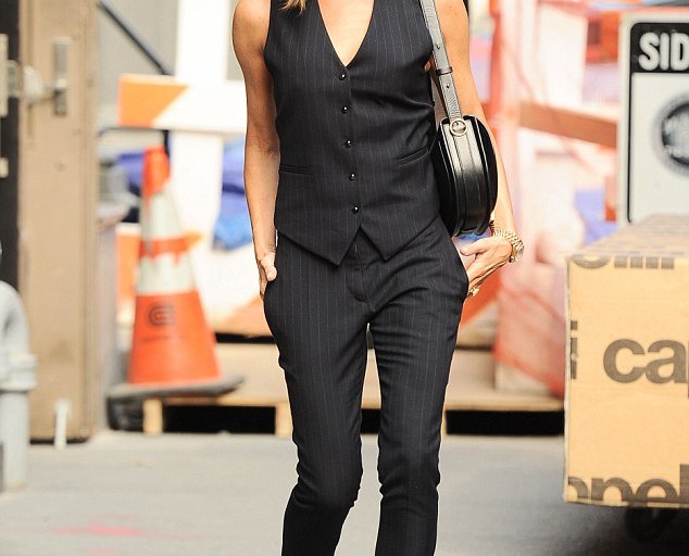 Hot! or Hmm: Victoria Beckham’s New York Victoria Beckham Pinstripe Pants and Vest