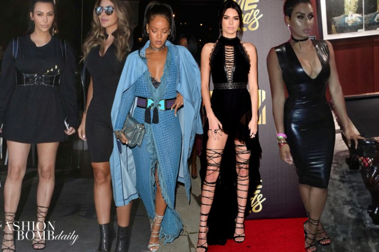 Celebs Love: DSquared2’s ‘RiRi’ Lace-Up Sandals