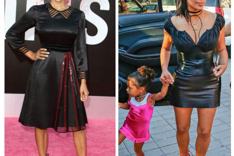 Who Wore It Better? Draya Michele vs. Kim Kardashian West in Manolo Blahnik’s ‘Estro’ Ankle-Tie Perspex Sandals