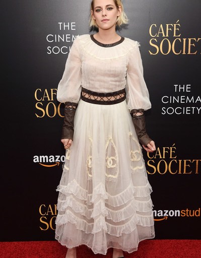 Hot or Hmm… : Kristen Stewart’s Cafe Society Premiere Chanel Fall 2016 White Ruffle Dress
