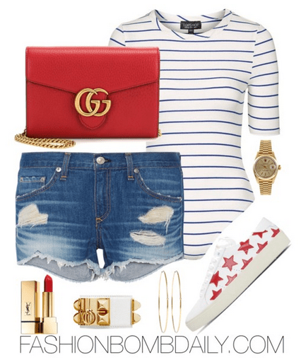 Summer 2016 Style Inspiration: 5 Fourth of July Inspired Outfit Ideas