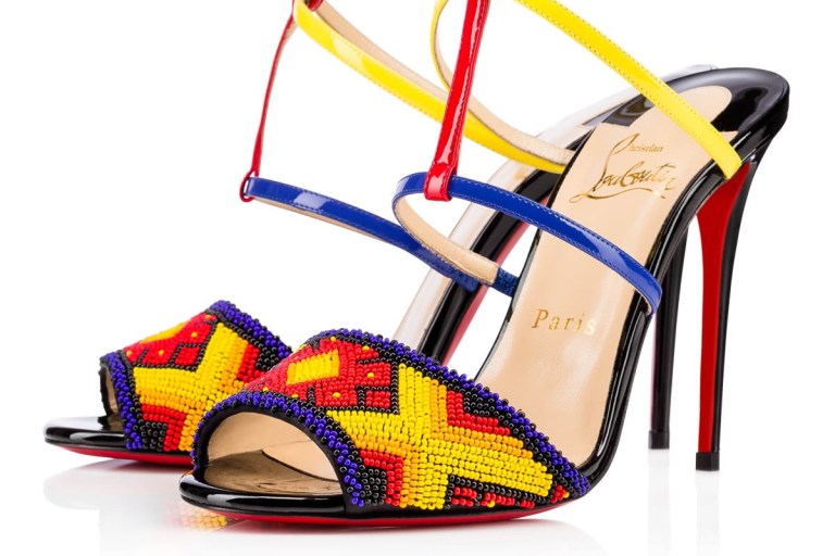Bomb Product of the Day: Christian Louboutin Tipika Mexican-inspired T Strap Sandals