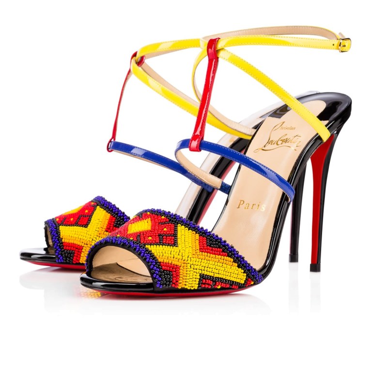 Bomb Product of the Day: Christian Louboutin Tipika Mexican-inspired T Strap Sandals