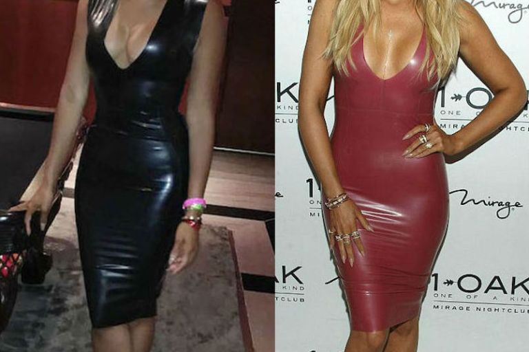 Who Wore It Better? Laura Govan vs. Khloe Kardashian in House of CB’s Rivera Latex Dress