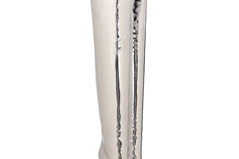 Bomb Product of the Day: Balenciaga’s Silver Metallic Thigh High Boots