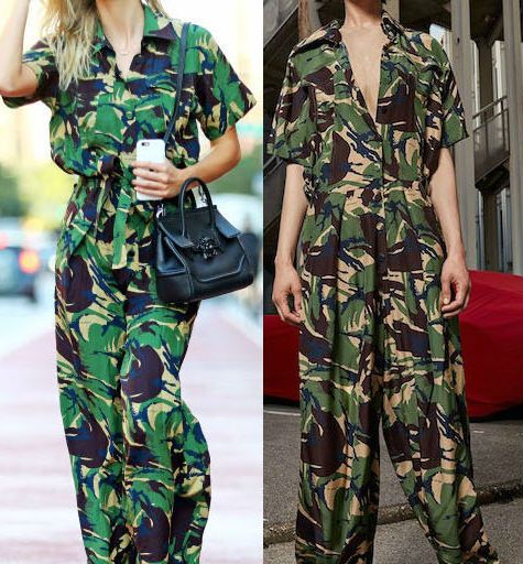 Hot! or Hmm… Karlie Kloss’s New York City Off-White Resort 2017 Colorful Printed Jumpsuit