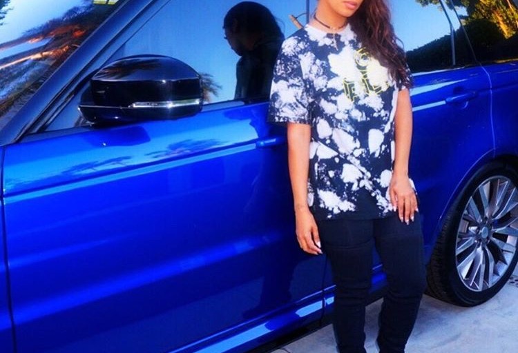 Splurge: Lala Anthony’s Instagram Gianvito Rossi Vires Cuissard Knitted Thigh-High Peep-Toe Boots