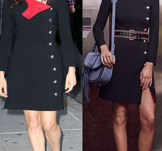 Hot! or Hmm… Rachel Weisz’s Late Show with Stephen Colbert Altuzarra Resort 2017 Black Button Dress